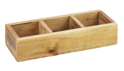 Cal-Mil 3406-3 Madera Jar Display 14"W x 5-1/2"D x 3"H