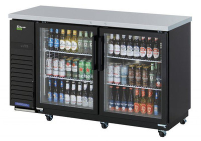 Turbo Air TBB-24-60SG-N 61.13"W Two-Section Solid Door Back Bar Cooler