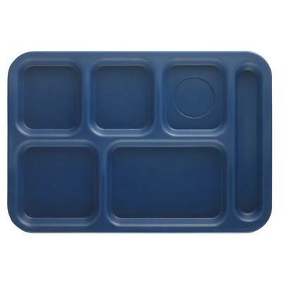 Cambro PS1014186 10"W Red Rectangle Penny-Saver School Tray