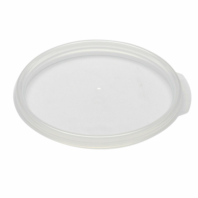 Cambro RFS1SCPP190 Translucent Round Polypropylene Food Container Seal Cover - 12/Case