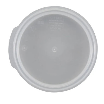 Cambro RFS1SCPP190 Translucent Round Polypropylene Food Container Seal Cover