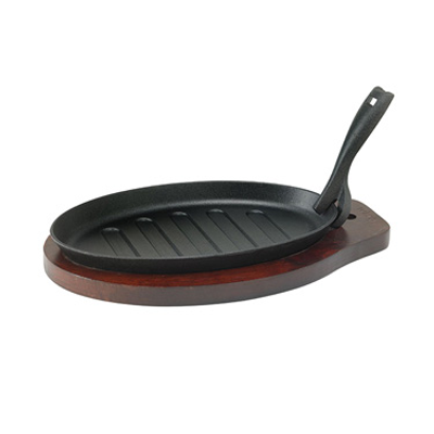 Winco ISP-3 Oval Steak Platter Set (3 Pieces Per Set)