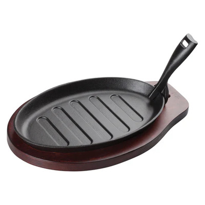 Winco ISP-3 Oval Steak Platter Set (3 Pieces Per Set)