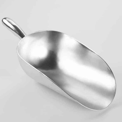 American Metalcraft ASC84 84 Oz. Round Bottom Aluminum Utility Scoop