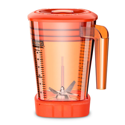 Waring CAC93X-28 48 Oz. Orange Copolyester The Raptor Blender Container