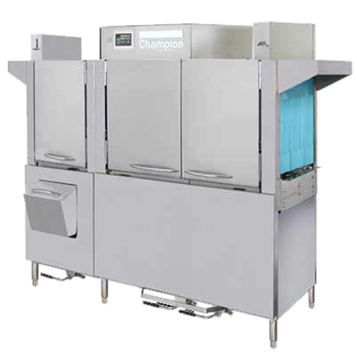 Champion 80 PRO-HD 44" Long Single Tank Rack Conveyor Dishwasher