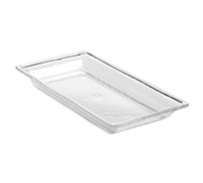 American Metalcraft CRGT21 152 Oz. Styrene Clear Rectangular Rain Tray
