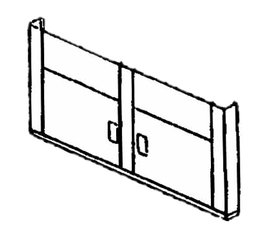 Piper Products HD-60 Hinged Doors for (4) Openings Elite system