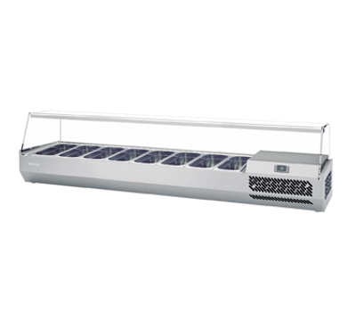 Infrico USA ICT-VIP1980Glass 77.88&quot; Countertop 300 Series Stainless Steel Interior &amp; Exterior