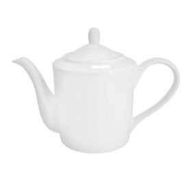 CAC China MAJ-TP 46 Oz. White Bone China Majesty Teapot (1 Dozen)