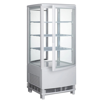 Winco CRD-1 17"W Glass Door Refrigerated Beverage Display