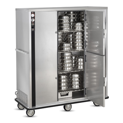 FWE P-200-XL 200 Covered Plates Insulated P-Series Banquet Cart