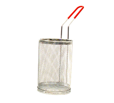 Town 42925 Pasta/Blanching Basket 5" Dia. x 7"H Fine Wire Mesh Coated Handle 18/8 Stainless Steel