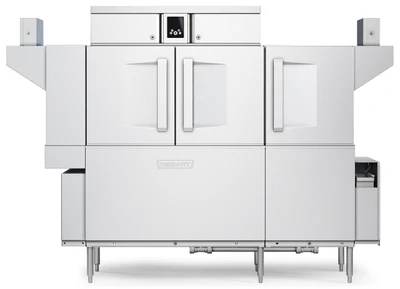 Hobart CL76-ADV+BUILDUP Low Temp Conveyor Dishwasher With Booster Heater