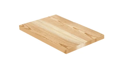 Eastern Tabletop H945BT 31" W Wood Rectangular Hub Buffet Butcher Block Carving Tile