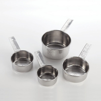 American Metalcraft MCL4 Stainless Steel Measuring Cup Set