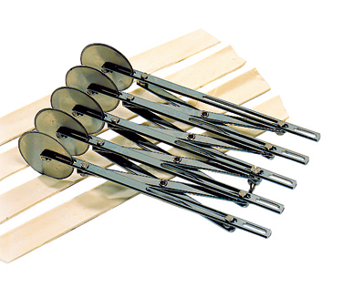 Matfer Bourgeat 141010 Dough Cutter 5 Wheels & 4 Strips 2-1/4" Wheel Dia. Plain Stainless Steel