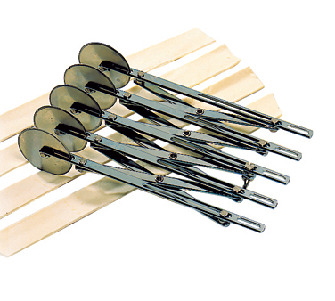 Matfer Bourgeat 141010 Dough Cutter 5 Wheels & 4 Strips 2-1/4" Wheel Dia. Plain Stainless Steel