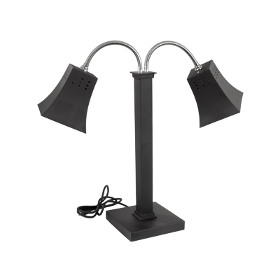 Eastern Tabletop 9672MB Stainless Steel Lamp Warmer with 2 Bulbs - 120 Volts, 250 Watts