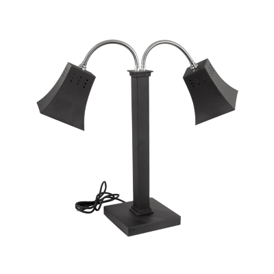 Eastern Tabletop 9672MB Stainless Steel Lamp Warmer with 2 Bulbs - 120 Volts, 250 Watts