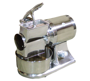 Alfa International FAMA-1.5 150 - 170 Lbs. Electric Bright Chrome Cheese Grater - 110 Volts