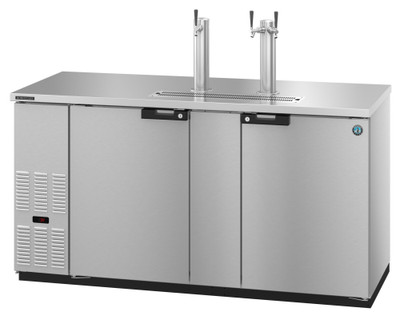 Hoshizaki DD69-S 69.5" Two-Section Solid Door Draft Beer Cooler