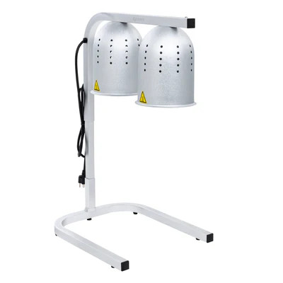 Adcraft HL-2 Aluminum Heat Lamp with 2 Bulbs - 120 Volts 500 Watts