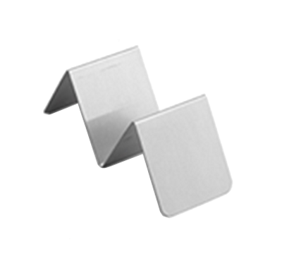 American Metalcraft HTSH1 5" L x 2" W x 2" H Stainless Steel Taco Holder