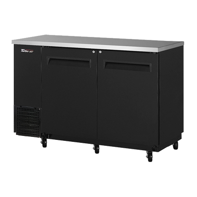 Turbo Air TBB-24-48SB-N6 49.13&quot;W Two-Section Solid Door Back Bar Cooler