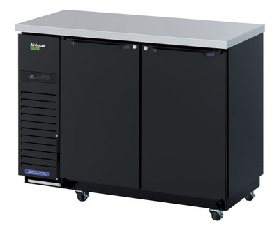 Turbo Air TBB-24-48SB-N6 49.13"W Two-Section Solid Door Back Bar Cooler