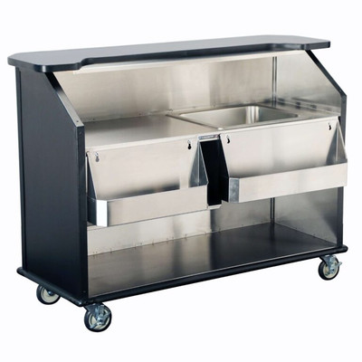 Lakeside 886 63-1/2" Portable Bar with Stainless Steel Interior