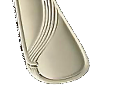 Bon Chef S2200 6.28" 18/10 Stainless Steel Wave Teaspoon