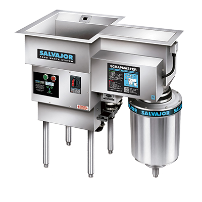 Salvajor 500-SM Disposer ScrapMaster Scrapping Pre-flushing & disposing system With Water recirculation 5 HP disposer
