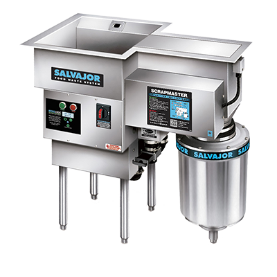Salvajor 500-SM Disposer ScrapMaster Scrapping Pre-flushing &amp; disposing system With Water recirculation 5 HP disposer