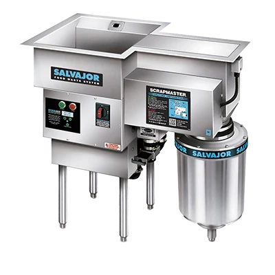Salvajor 500-SM Disposer ScrapMaster Scrapping Pre-flushing & disposing system With Water recirculation 5 HP disposer