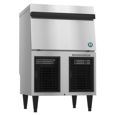Hoshizaki F-330BAK 24" W Stainless Steel Flake-Style Air-Cooled Ice Maker with Bin - 115 Volts