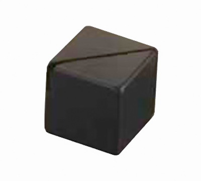 American Metalcraft ACB118 1.12" W Black Square Cube Card Holder
