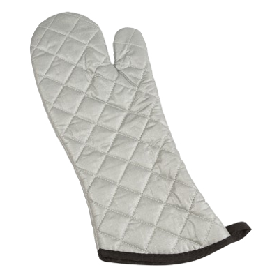 San Jamar 801SG17 17&quot; Silver Oven/Freezer Mitt