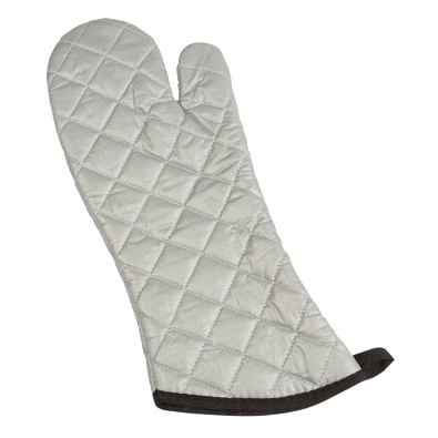 San Jamar 801SG17 17" Silver Oven/Freezer Mitt