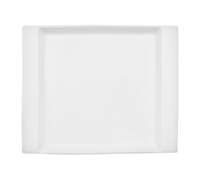 CAC China F-4S Super White Porcelain Rectangular Fortune Tray (2 Dozen Per Case)
