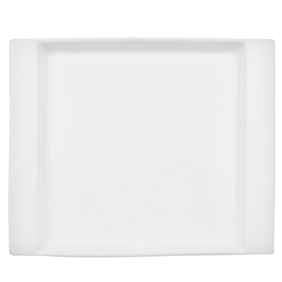 CAC China F-4S Super White Porcelain Rectangular Fortune Tray (2 Dozen Per Case)