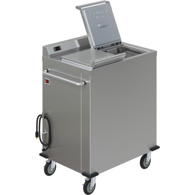 Dinex DXPSBH2P Mobile Colossus Heated Plate Dispenser