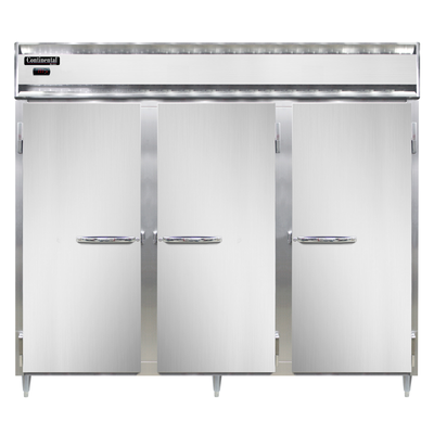 Continental Refrigeration DL3WE-SA-PT Designer Line Heated Cabinet 85&quot;