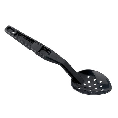 Cambro SPOP11CW110 11" Black Polycarbonate Deli Spoon - 12/Case