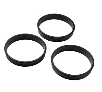 Matfer Bourgeat 346702 2.5&quot; Dia. x 0.66&quot;H Composite Tart Ring - 1 Pack
