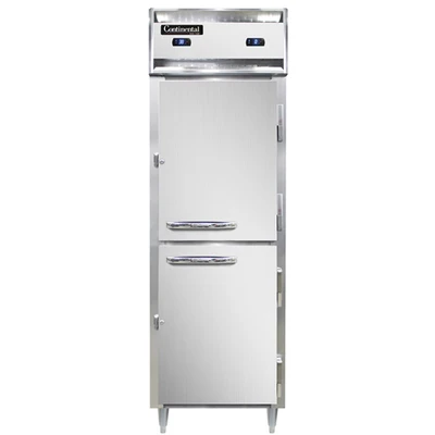 Continental Refrigerator D1RFNSAHD 26" W One-Section Solid Door Reach-In Designer Line Refrigerator/Freezer