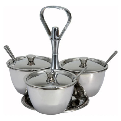 Winco RS-3
8 Oz.
Stainless Steel
Relish Server