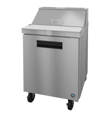Hoshizaki SR27B-8 27" W One-Section One Door Reach-In Steelheart Series Sandwich Top Refrigerator