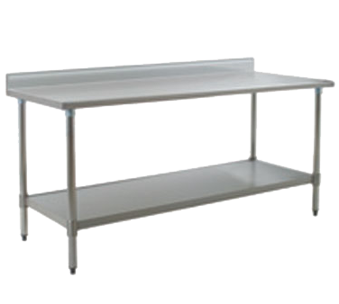 Eagle Group T3060SB-BS 60"W X 30"D 430 Stainless Steel Top Budget Series Work Table