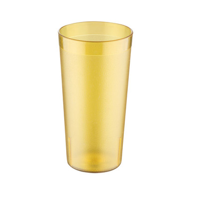 CAC China BVPT-20AM 20 Oz. Amber SAN Plastic Tumbler (2 Dozen Per Case)